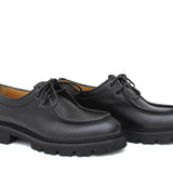 Stringata donna stile ingegnere in vitello morbido nero con fondo in gomma leggera D211VNE 15 ROSSI 