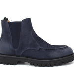 Stivaletto modello beatles in camoscio ingrassato blu e fondo in gomma leggera 881PHSSBLU 92 ROSSI 