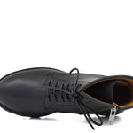 Anfibio donna in vitello nappato nero e fondo in gomma extralight D214PZVNE 37 ROSSI 