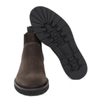 Stivaletto modello beatles in suede testa di moro  con fondo in gomma leggera 1281PCHSMO 173 ROSSI 