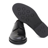 Derby liscio in vitello spazzolato nero con fondo in gomma leggera 6403GCALNE 1122 ROSSI 