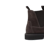 Stivaletto modello beatles in suede testa di moro  con fondo in gomma leggera 1281PCHSMO 173 ROSSI 