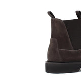 Stivaletto modello beatles in suede testa di moro  con fondo in gomma leggera 1281PCHSMO 173 ROSSI 