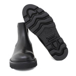 Stivaletto beatles in vitello nero e fondo in gomma leggera 9154CTPBN 1082 ROSSI 