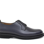 Derby liscio in vitello spazzolato blu  con fondo in gomma leggera 6403GCALB 1108 ROSSI 