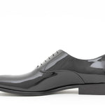 Francesina in vernice nero con fondo in cuoio 8635VN 250 ROSSI 