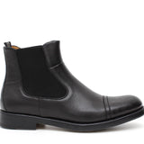 Stivaletto beatles in cervo vegetale nero con fondo in gomma 8304TCNE 996 ROSSI 