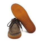 Sneaker modello ingegnere in camoscio lavato color marrone con fondo in caucciù naturale 278TSES 508  UN ROSSI 
