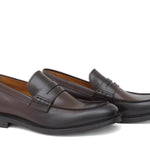 College in vitello a pieno fiore anticato color marrone e fondo in cuoio antiscivolo 1552SMM 199 ROSSI 