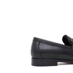 Mocassino in pelle nappa nero con fondo in cuoio antiscivolo cucito blake 1858NAPN 144 ROSSI 