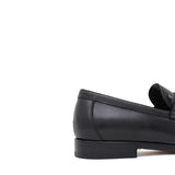 Mocassino in pelle nappa nero con fondo in cuoio antiscivolo cucito blake 1858NAPN 144 ROSSI 