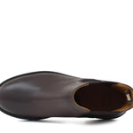 Beatles donna in vitello a pieno fiore marrone sfumato con fondo in gomma leggera D220PSMOC 19 ROSSI 