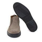 Polacchino con elastico centrale in camoscio  color sabbia e fondo in gomma leggera 1602PCHSBIS 1093 ROSSI 