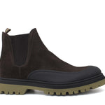 Beatles  in camoscio ingrassato testa di moro e riporto in caucciù con fondo gomma leggero 414PEBHSMO 130 ROSSI 