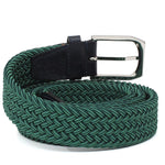 Cintura elasticizzata color verde con fibbia h 35 in nikel ODINVERB 132 ROSSI 