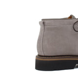 Polacchino stringato modello ingegnere in camoscio e profili in pelle color roccia con fondo in gomma leggera 1253PCHSC 120 ROSSI 