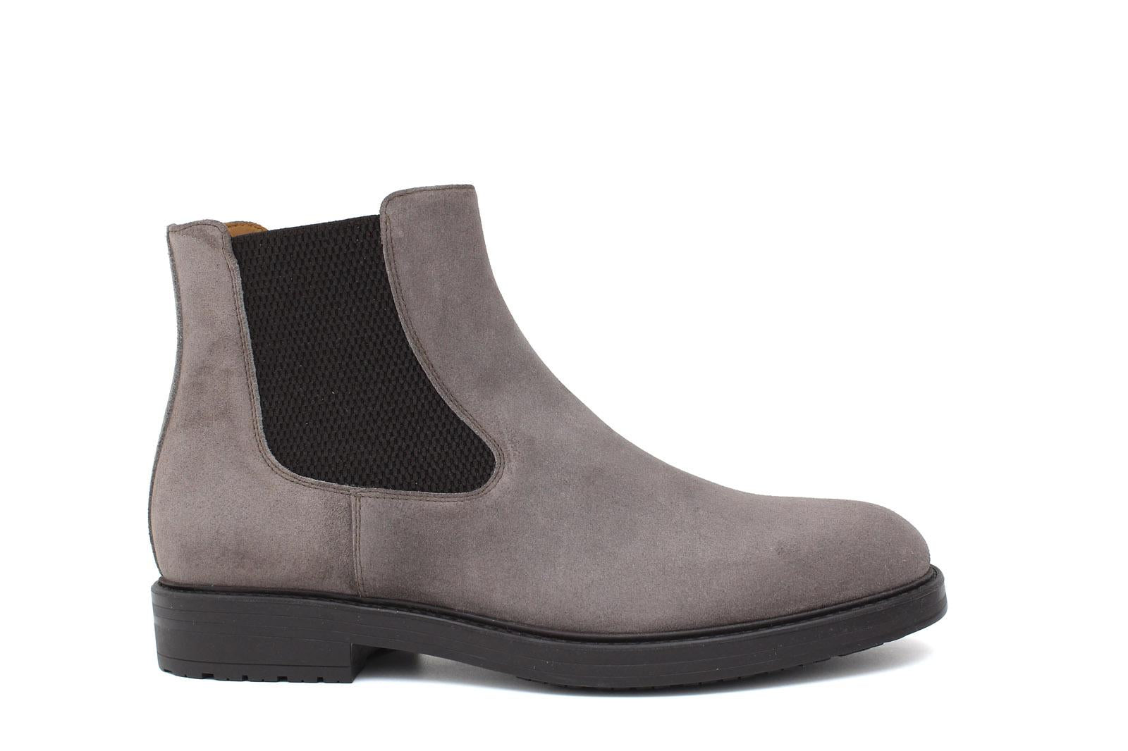 Stivaletto modello beatles in camoscio color fango con fondo in gomma 9154PHSBIS 283 ROSSI 