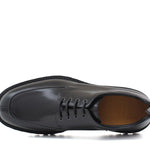 Derby in vitello spazzolato nero con fondo in gomma leggera 1203CNER 1117 ROSSI 