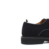 Derby in suede blu con fondo in gomma leggera 1279CHSSBLU 192 ROSSI 