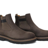 Beatles in camoscio color testa di moro e fondo in gomma leggera 9154CTPHSM 120 ROSSI 