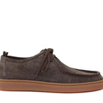 Sneaker modello ingegnere in camoscio lavato color testa di moro e fondo in gomma 1052TESP 1097 ROSSI 