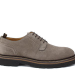 Derby in suede color sabbia e fondo in gomma leggera 9265HSBIS 1066 ROSSI 