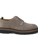 Derby in suede color sabbia e fondo in gomma leggera 9265HSBIS 1066 ROSSI 