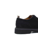 Derby in suede color blu e fondo in gomma leggera 9265HSBLU 1142 ROSSI 