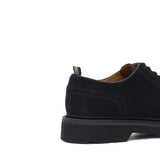 Derby in suede color blu e fondo in gomma leggera 9265HSBLU 1142 ROSSI 