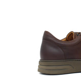 Sneakers in vitello naturale anticato marrone e fondo in gomma leggera 1254VCAS 1115 ROSSI 