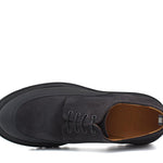 Derby  in camoscio ingrassato color carbone, riporto in caucciù con fondo in gomma leggera 412HSCAR 1123 ROSSI 