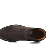 Stivaletto modello beatles in suede testa di moro  con fondo in gomma leggera 1281PCHSMO 173 ROSSI 