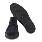 Polacchino stringato in camoscio ingrassato blu e fondo gomma leggera 1250PHSSBLU 298 ROSSI 