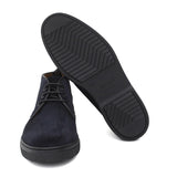 Polacchino stringato in camoscio ingrassato blu e fondo gomma leggera 1250PHSSBLU 298 ROSSI 