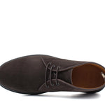 Polacchino stringato in camoscio ingrassato testa di moro e fondo gomma leggera 1250PHSMO 957 ROSSI 