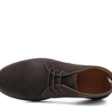 Polacchino stringato in camoscio ingrassato testa di moro e fondo gomma leggera 1250PHSMO 957 ROSSI 