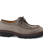 Stringata donna stile ingegnere in suede color sabbia  con fondo in gomma leggera D211HSBIS 21 ROSSI 