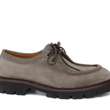 Stringata donna stile ingegnere in suede color sabbia  con fondo in gomma leggera D211HSBIS 21 ROSSI 