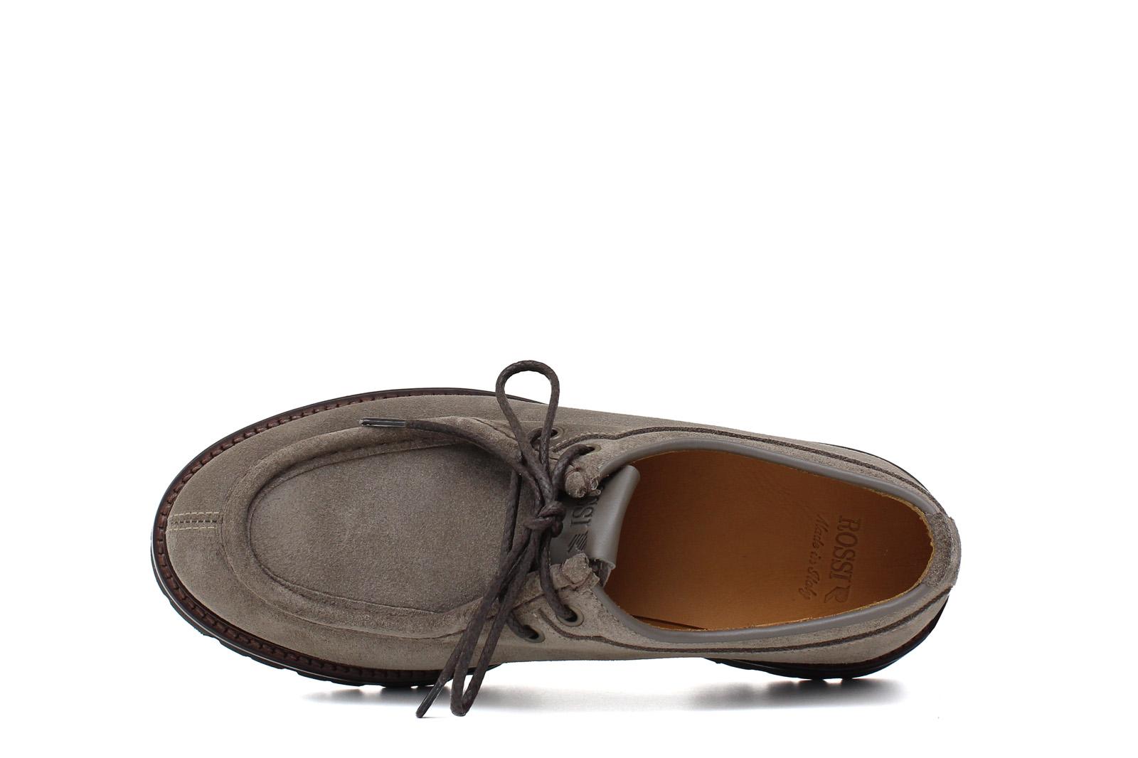 Stringata donna stile ingegnere in suede color sabbia  con fondo in gomma leggera D211HSBIS 21 ROSSI 