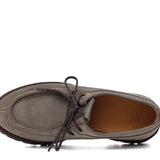 Stringata donna stile ingegnere in suede color sabbia  con fondo in gomma leggera D211HSBIS 21 ROSSI 