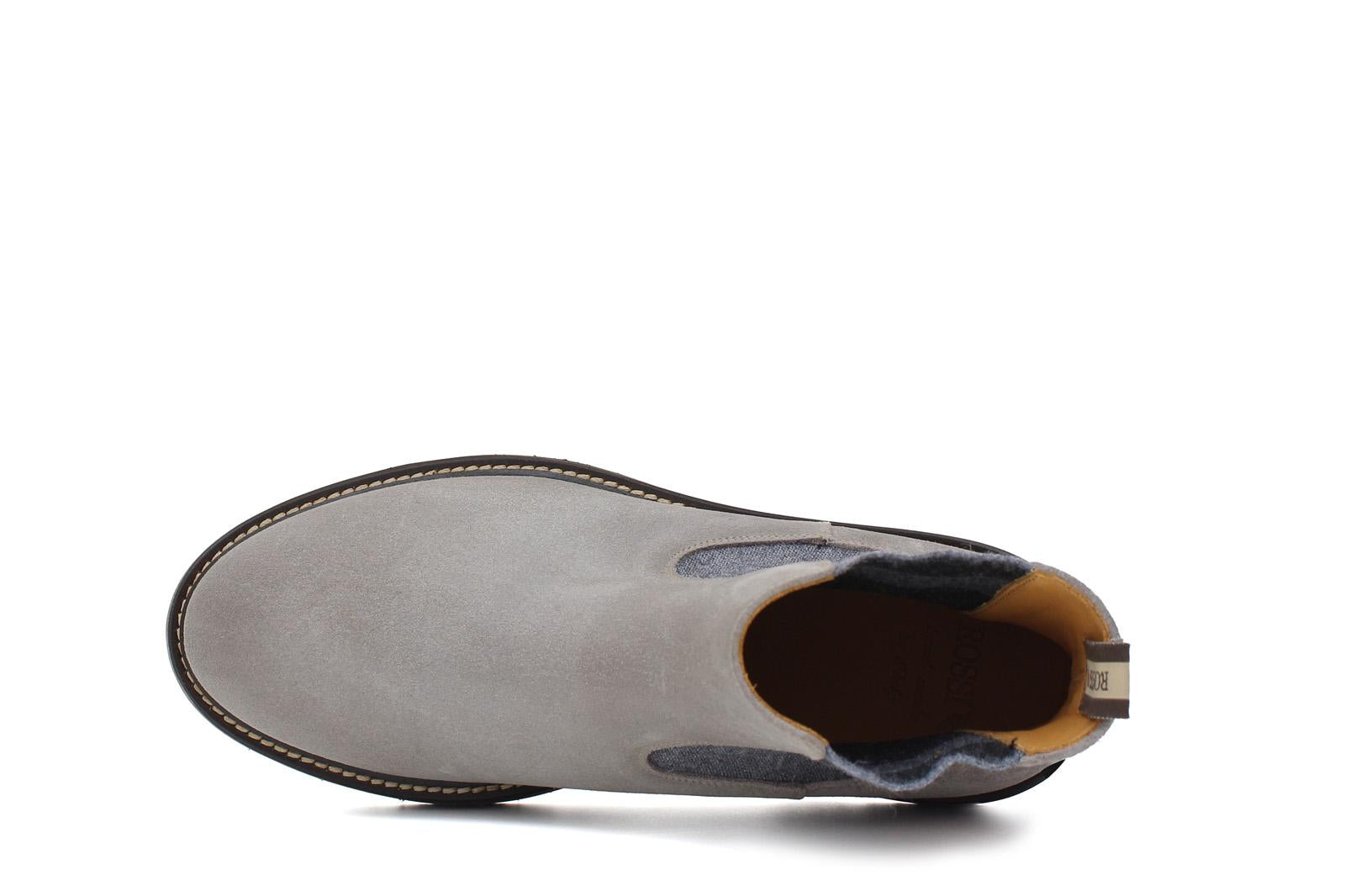 Beatles in camoscio color roccia e fondo in gomma leggera 9154CTPHSC 392 ROSSI 