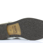 Doppia fibbia in camoscio taupe chiaro con fondo in gomma porosa leggera cucita 7728CFLOTAU 2 ROSSI 