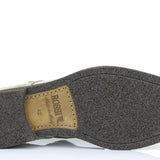 Doppia fibbia in camoscio taupe chiaro con fondo in gomma porosa leggera cucita 7728CFLOTAU 2 ROSSI 