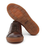Sneakers in cervo vegetale anticato marrone con fondo in gomma 109CVMAR 1066 ROSSI 