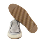 Slip on in camoscio color  roccia con fondo in gomma intrecciato 1093FOSSI 75 ROSSI 