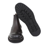 Beatles in pellame bufalo testa di moro sfumato con fondo in gomma leggera 1207PRTM 377 ROSSI 