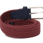 Cintura elasticizzata color bruciato con fibbia h 35 in nikel OSSIBORB 119 ROSSI 