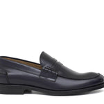 College stile inglese in vitello spazzolato blu con fondo cuoio cucito blake 5940CALBL 214 ROSSI 