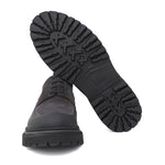 Derby  in camoscio ingrassato color carbone, riporto in caucciù con fondo in gomma leggera 412HSCAR 1123 ROSSI 