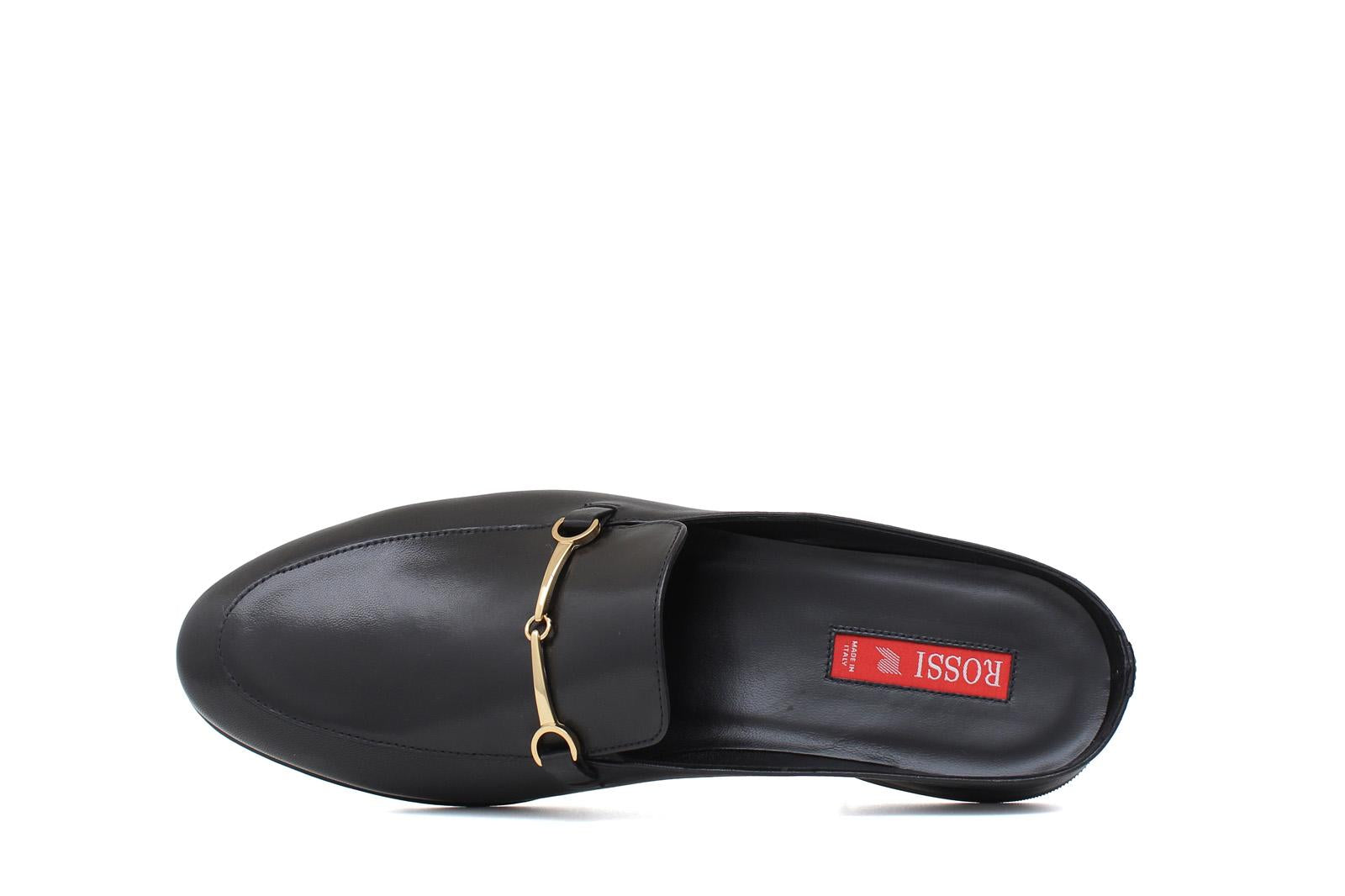 Sabout in nappa nero con fondo in cuoio antiscivolo 7829NAPNE 1138 ROSSI 